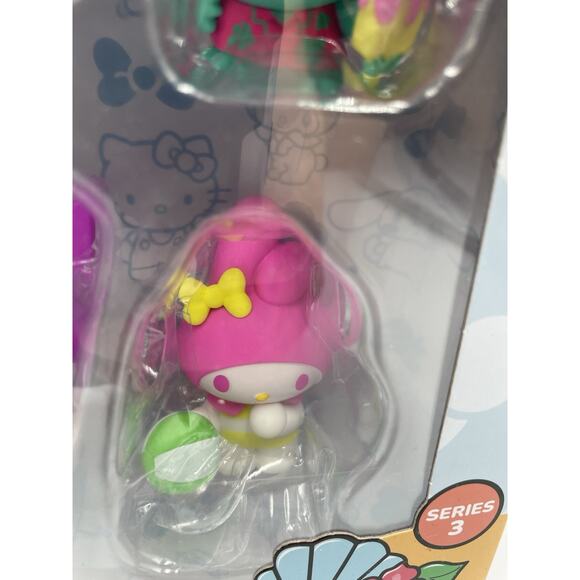 Jazwares Collectible Hello Kitty And Friends 6 Figure Pack Tropical Party Sealed - Picture 9 of 14